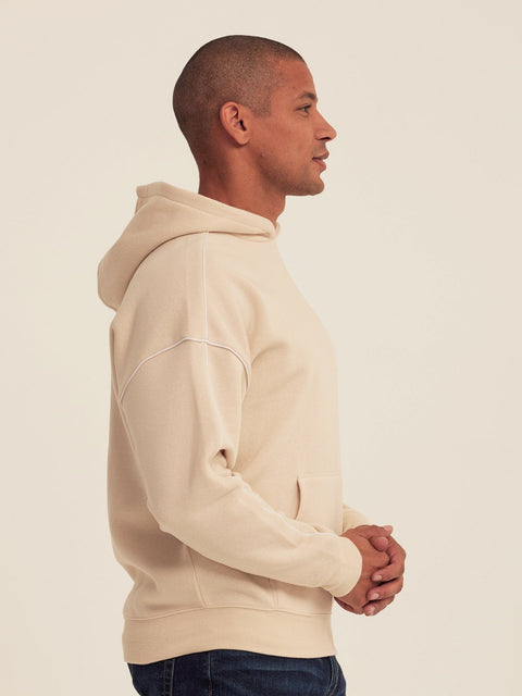 Marcel Triblend Fleece Contrast Piping Pullover Hoodie