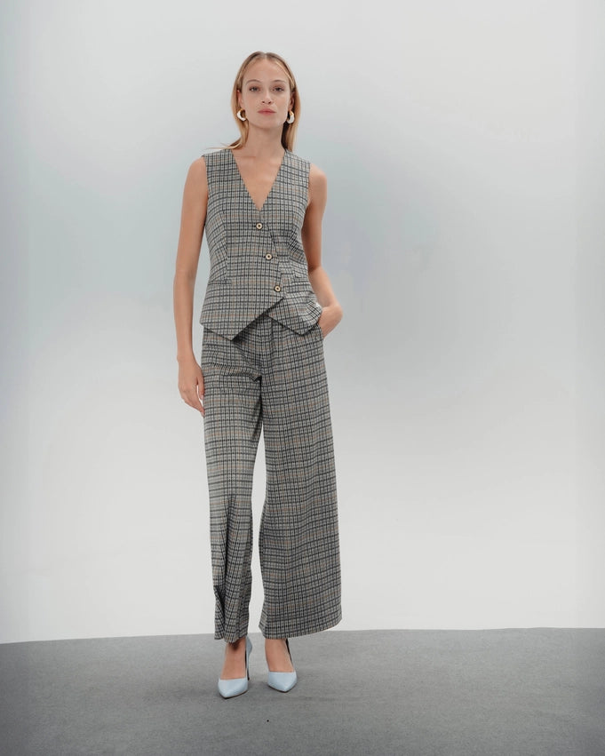 Margot Houndstooth Pants-Pants-Dolores Promesas-38-Urbanheer