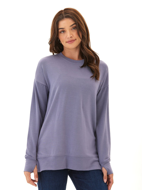Mariah Modal Terry Tunic Top