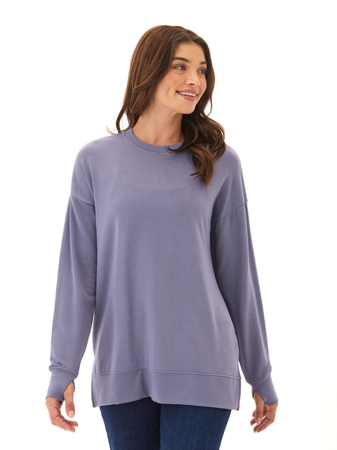 Mariah Modal Terry Tunic Top