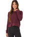 Marie Rhythm Slub Step-Hem Pullover