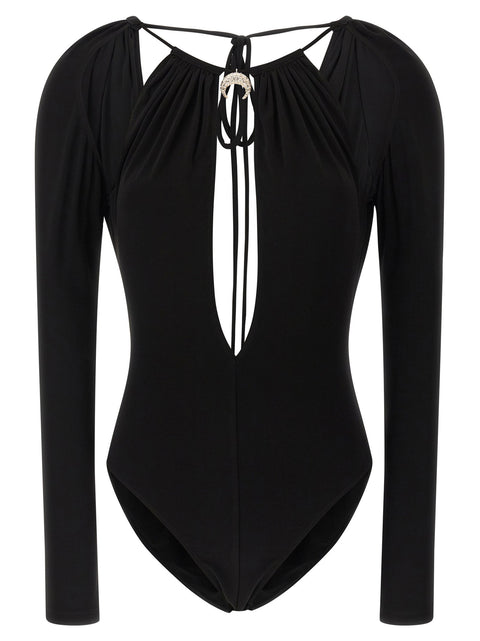 Marine Serre Jewel Pendant Bodysuit