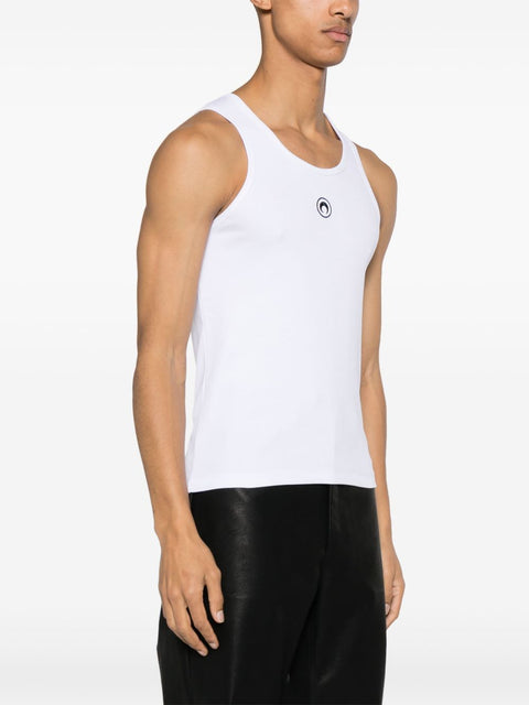 Marine Serre Moon cotton tank top
