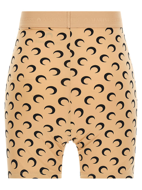 Marine Serre Recycled Moon Biker Shorts