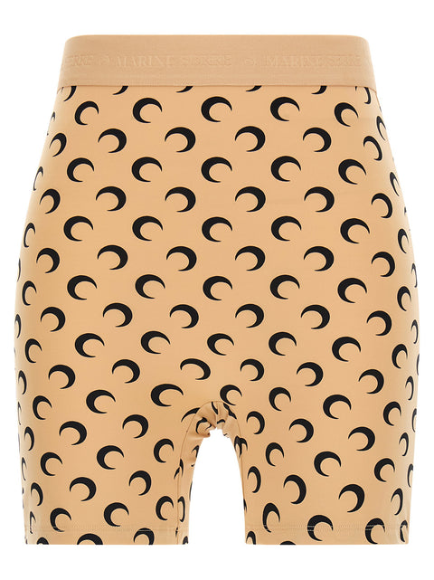 Marine Serre Recycled Moon Biker Shorts