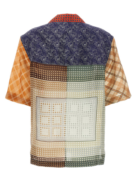Marine Serre Regenerated Silk Scarves Bowling Shirt