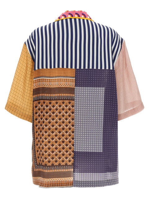 Marine Serre Regenerated Silk Scarves Bowling Shirt