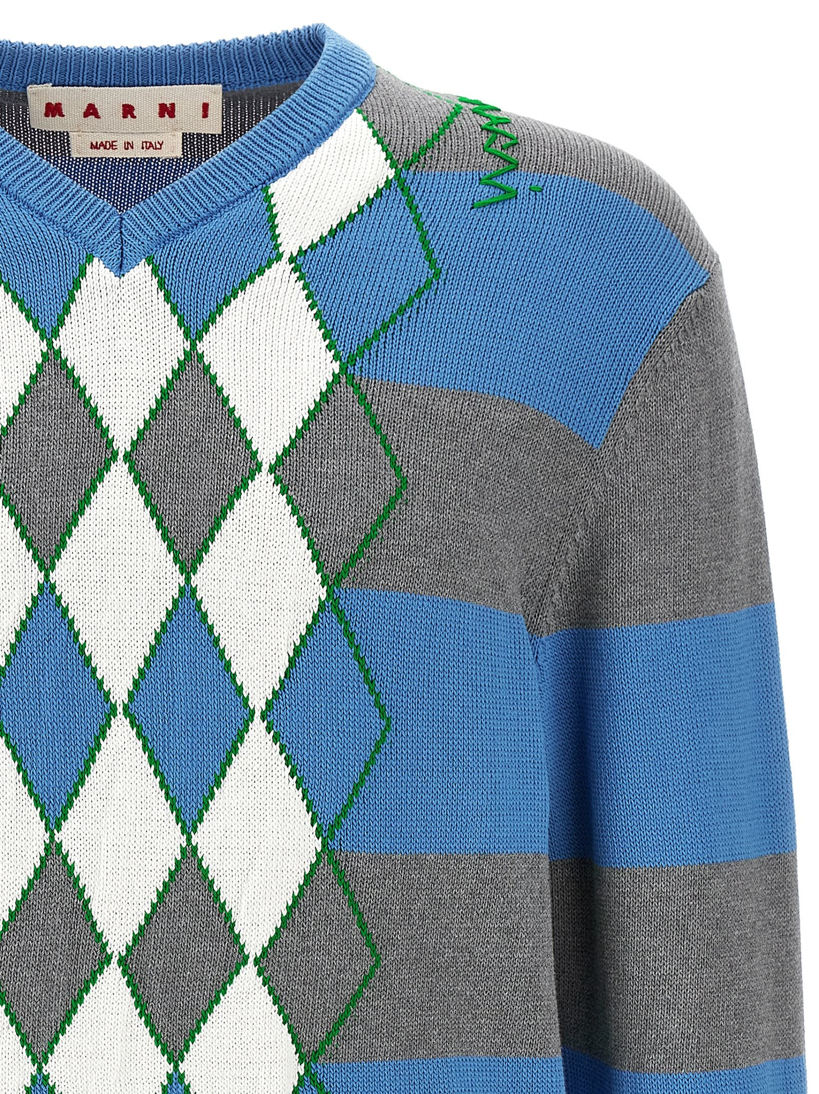 Marni Argyle Sweater