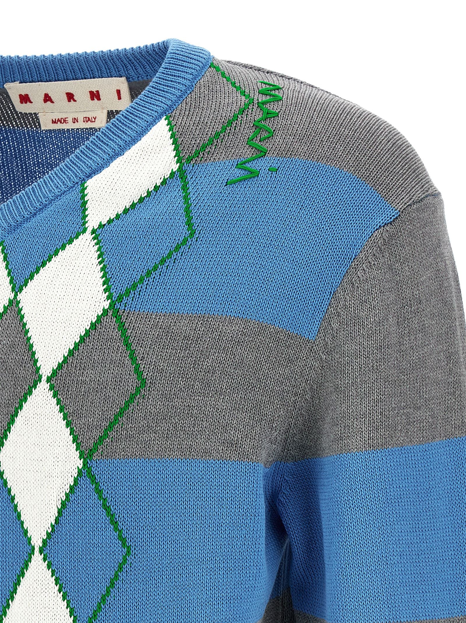 Marni Argyle Sweater