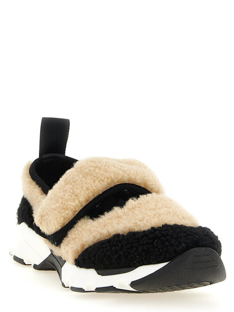 Marni Mary Jane Fur Sneakers