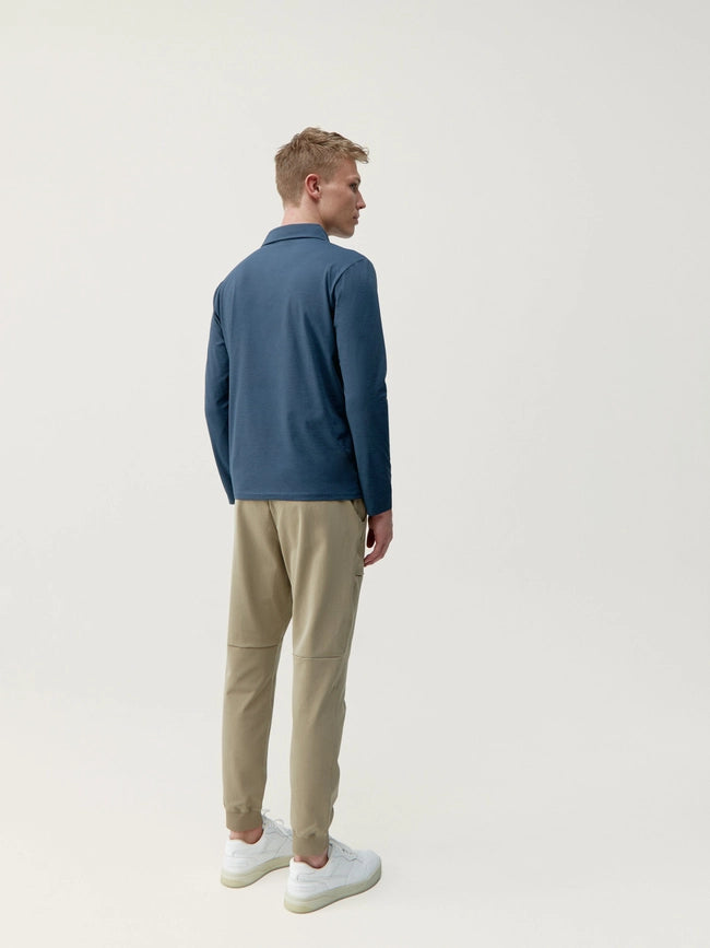 Maroni Denim Polo T-Shirt-T-Shirt-Born Living Yoga-XS-Urbanheer