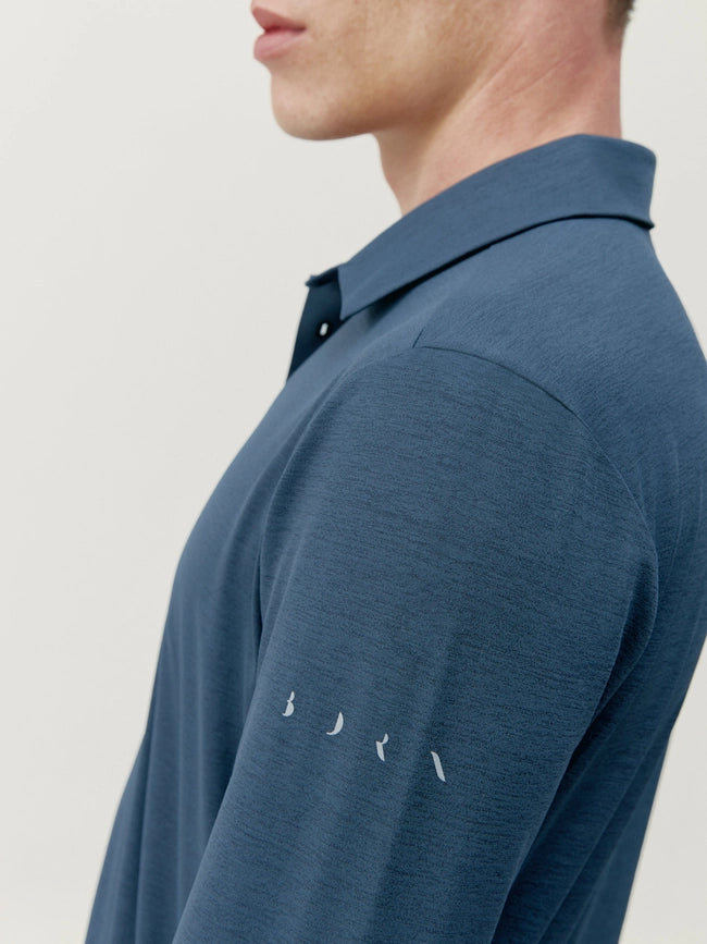 Maroni Denim Polo T-Shirt-T-Shirt-Born Living Yoga-XS-Urbanheer