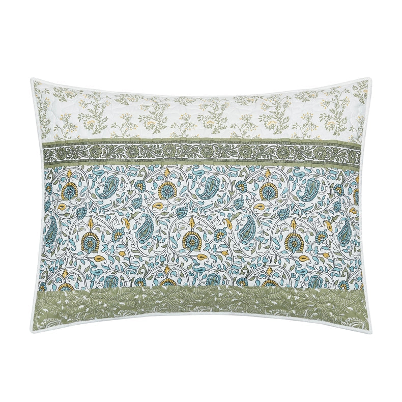 Marseille Quilt SET-3PC-Set-Peking Handicraft-FQ: 86X90/20x26"-Urbanheer