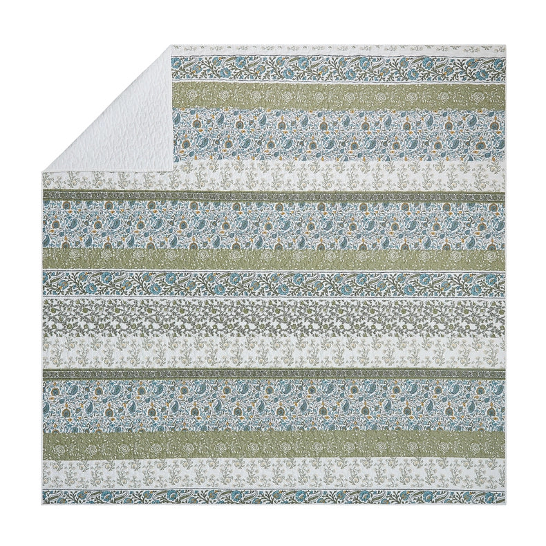 Marseille Quilt SET-3PC-Set-Peking Handicraft-FQ: 86X90/20x26"-Urbanheer