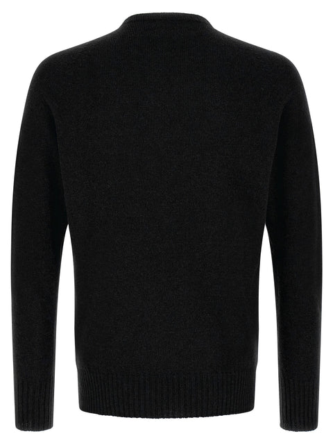 Ma'ry'ya Crew-neck Sweater With Slits