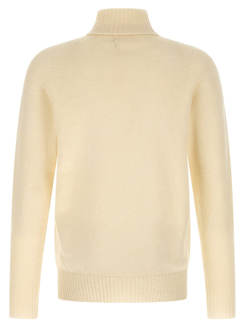Ma'ry'ya High Neck Sweater With Slits