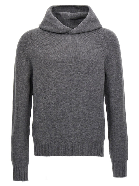 Ma'ry'ya Wool Hooded Sweater