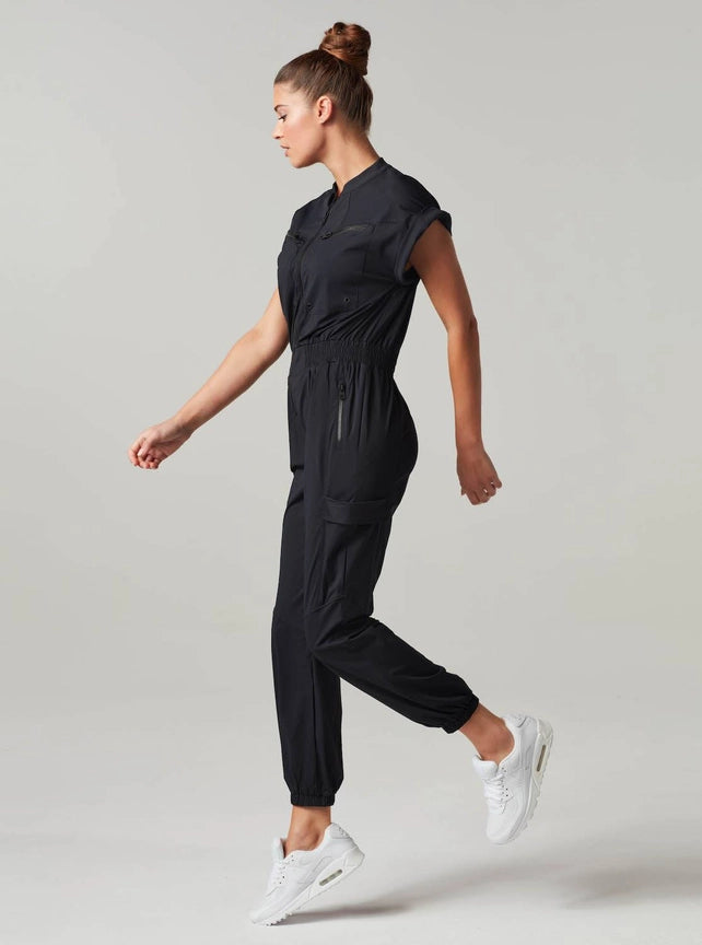 Mastermind Jumpsuit Jls-Jumpsuit-Blanc Noir-XS-Black-Urbanheer