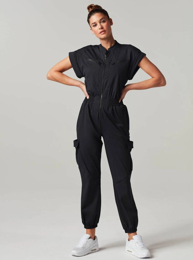 Mastermind Jumpsuit Jls-Jumpsuit-Blanc Noir-XS-Black-Urbanheer