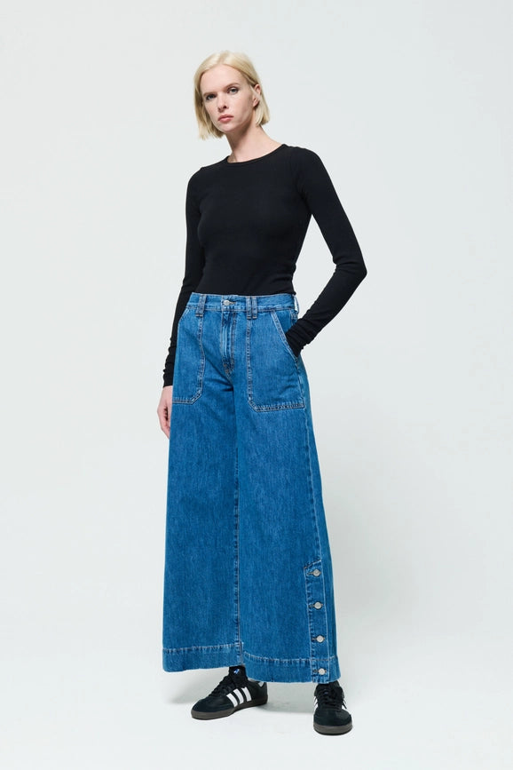 Matis Ultra Wide Leg - Fall Breeze-Pants-ÉTICA Denim-24-Urbanheer