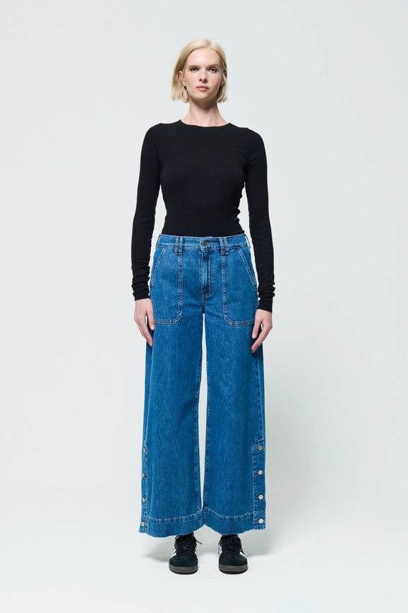Matis Ultra Wide Leg - Fall Breeze-Pants-ÉTICA Denim-24-Urbanheer
