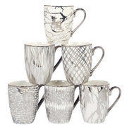 Matrix Silver Plated Tapered Mug 16 Oz.-Mug-Certified International-5 x 3.5 x 4.5 in (12.7 x 8.9 x 11.4 cm)-2-Urbanheer