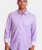 Mauro Long Sleeve Check Tech Shirt - Lavender