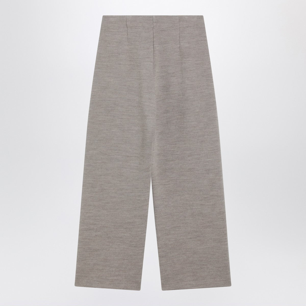 Max Mara Beige wool-cotton blend trousers
