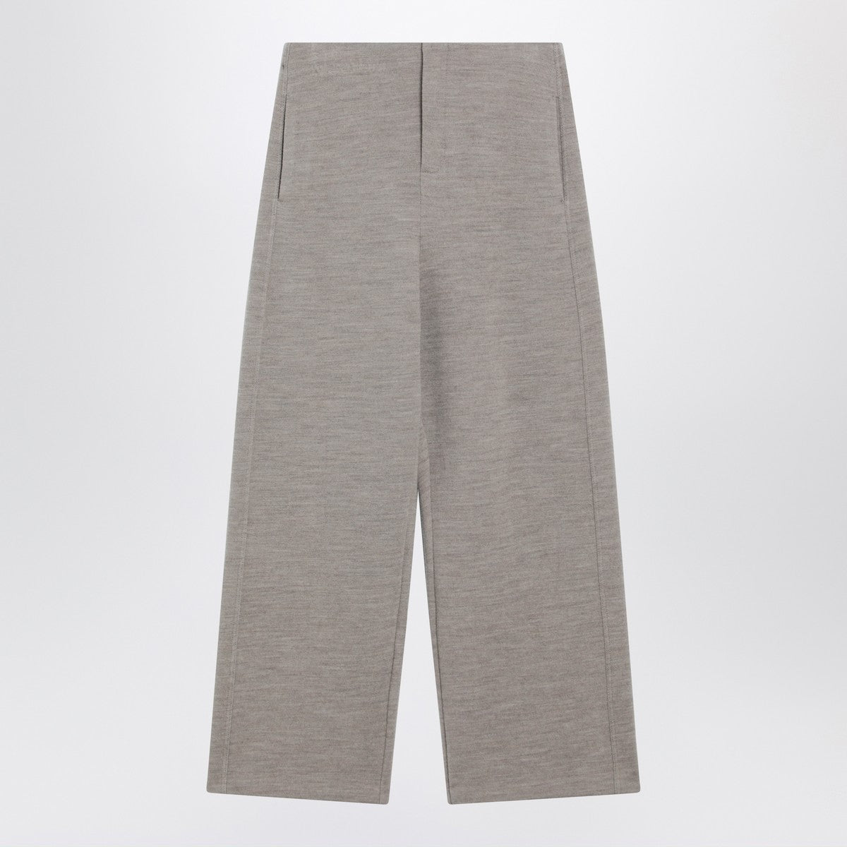 Max Mara Beige wool-cotton blend trousers