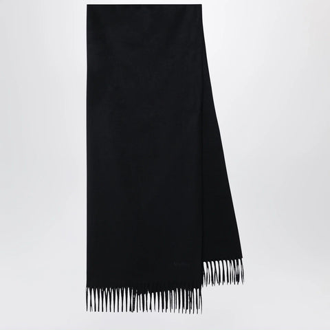 Max Mara Black cashmere scarf