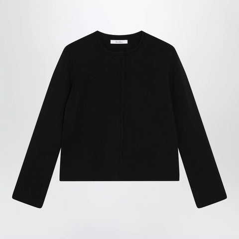Max Mara Black viscose-blend cardigan