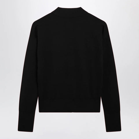 Max Mara Black wool-blend cardigan