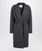 Max Mara Blue wool coat with denim effect