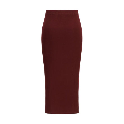 Max Mara Bordeaux Viscose Sweatshirt