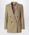 Max Mara Camel wool-blend double-breasted jacket