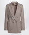 Max Mara Double-breasted cashmere jacket in dove color