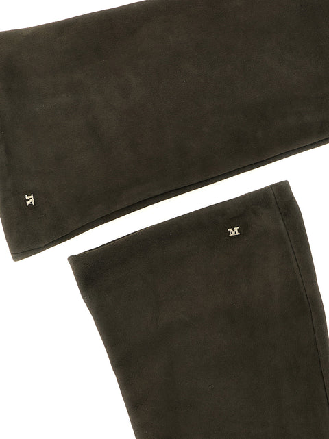 Max Mara Estremo Suede Long Gloves