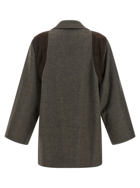 Max Mara Grey Brown Fenice Blazer
