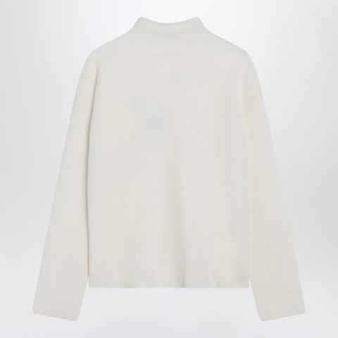 Max Mara Ivory cashmere-blend sweater