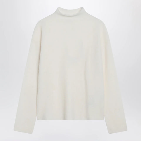 Max Mara Ivory cashmere-blend sweater