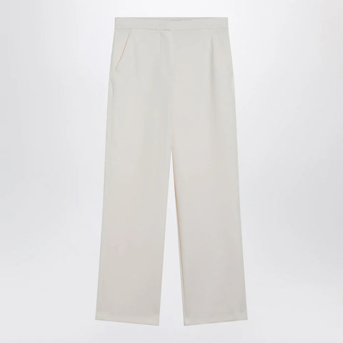 Max Mara Ivory straight-leg trousers