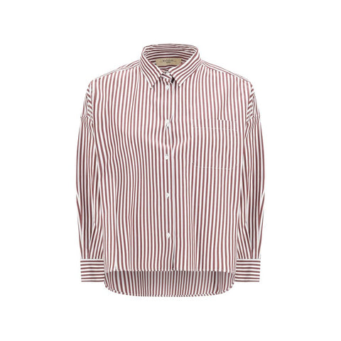 Max Mara Multicolor Cotton Pattern Shirt