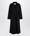 Max Mara Navy cashmere wrap coat