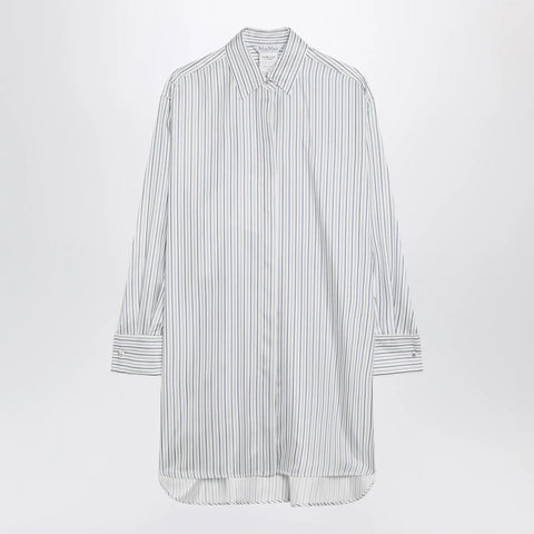 Max Mara Oversized striped silk shirt