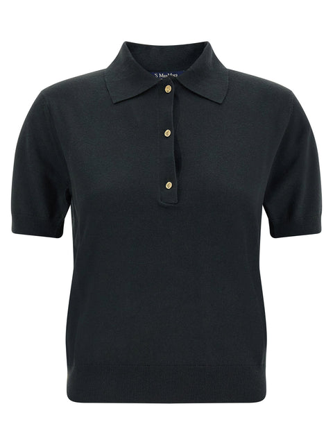Max Mara 'S Pomposa Knit Polo Shirt