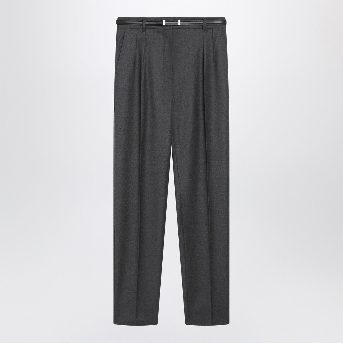 Max Mara Studio Dark grey wool trousers
