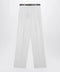 Max Mara Studio White cotton trousers