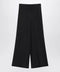 Max Mara Wide-leg blue silk trousers