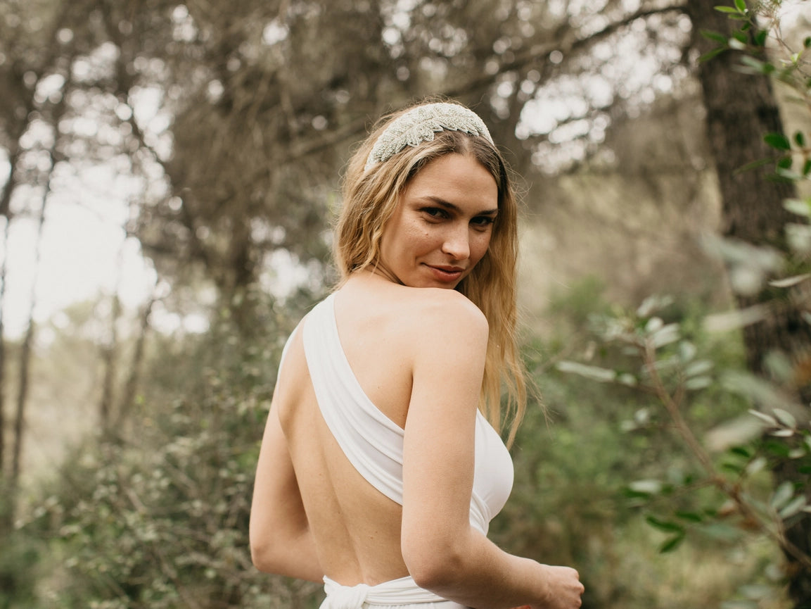 Maxi Dress Novia (Lined)-Dress-CEYLAN BCN-Unique Size-Ivory-Urbanheer