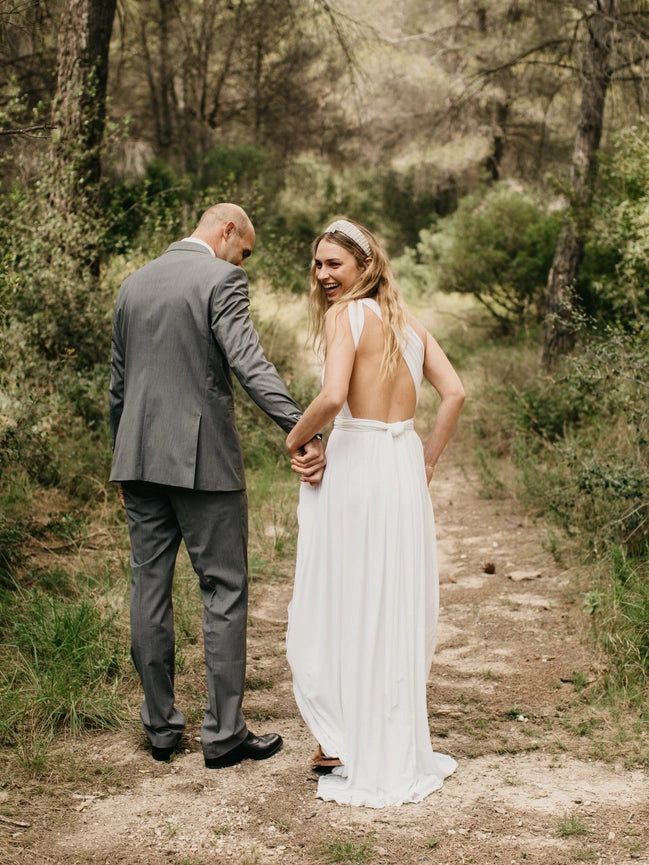 Maxi Dress Novia (Lined)-Dress-CEYLAN BCN-Unique Size-Ivory-Urbanheer